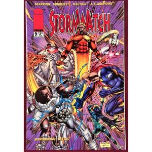 Stormwatch 9 Image Comics April 1993 Wildstorm Set 1 Chromium Trading Cards